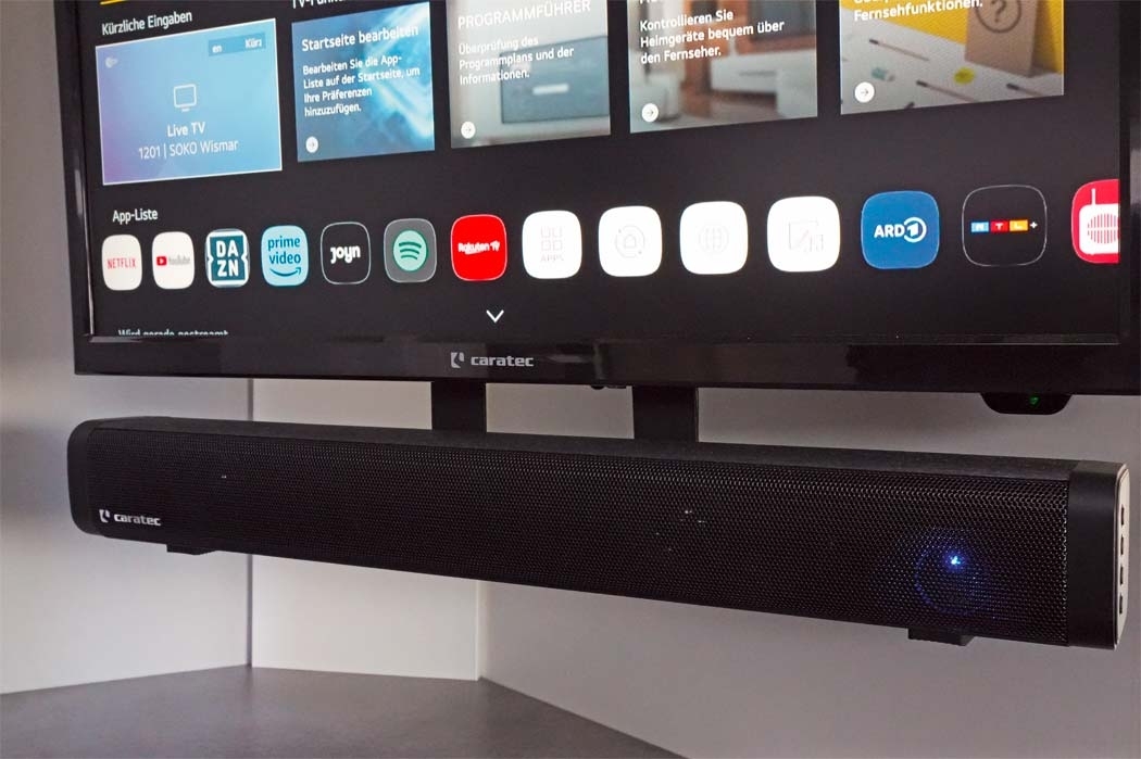 Caratec Soundbar CAS104BT mit Bluetooth / ARC