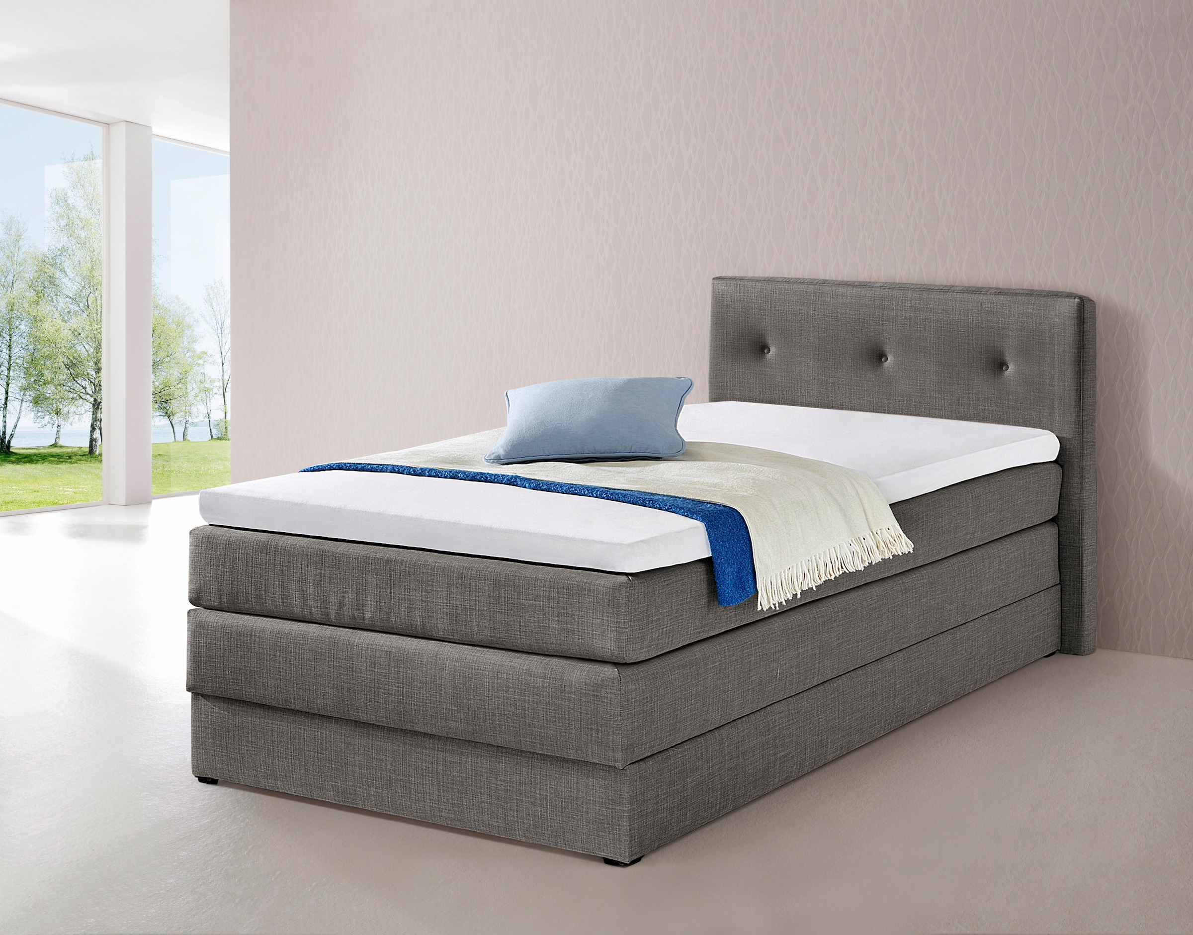 hapo Boxspringbett mit Bettkasten