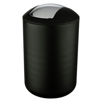 Wenko Prullenbak Brasil Zwart 6,5 Liter