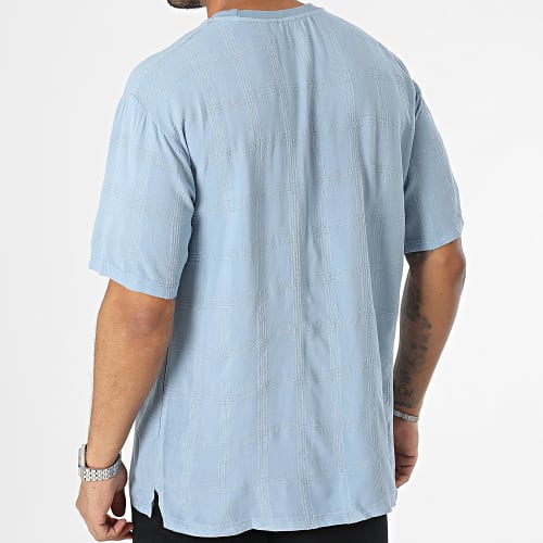 Tee Shirt Poche Bleu Clair
