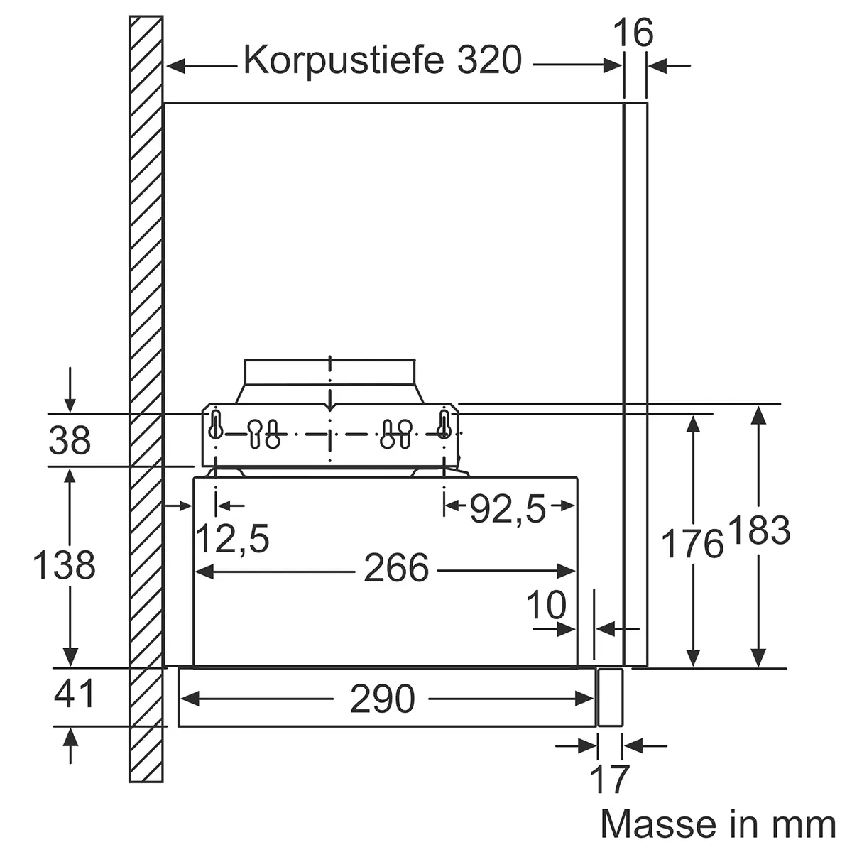 Bosch Flachschirmhaube DFM064A51C Silber