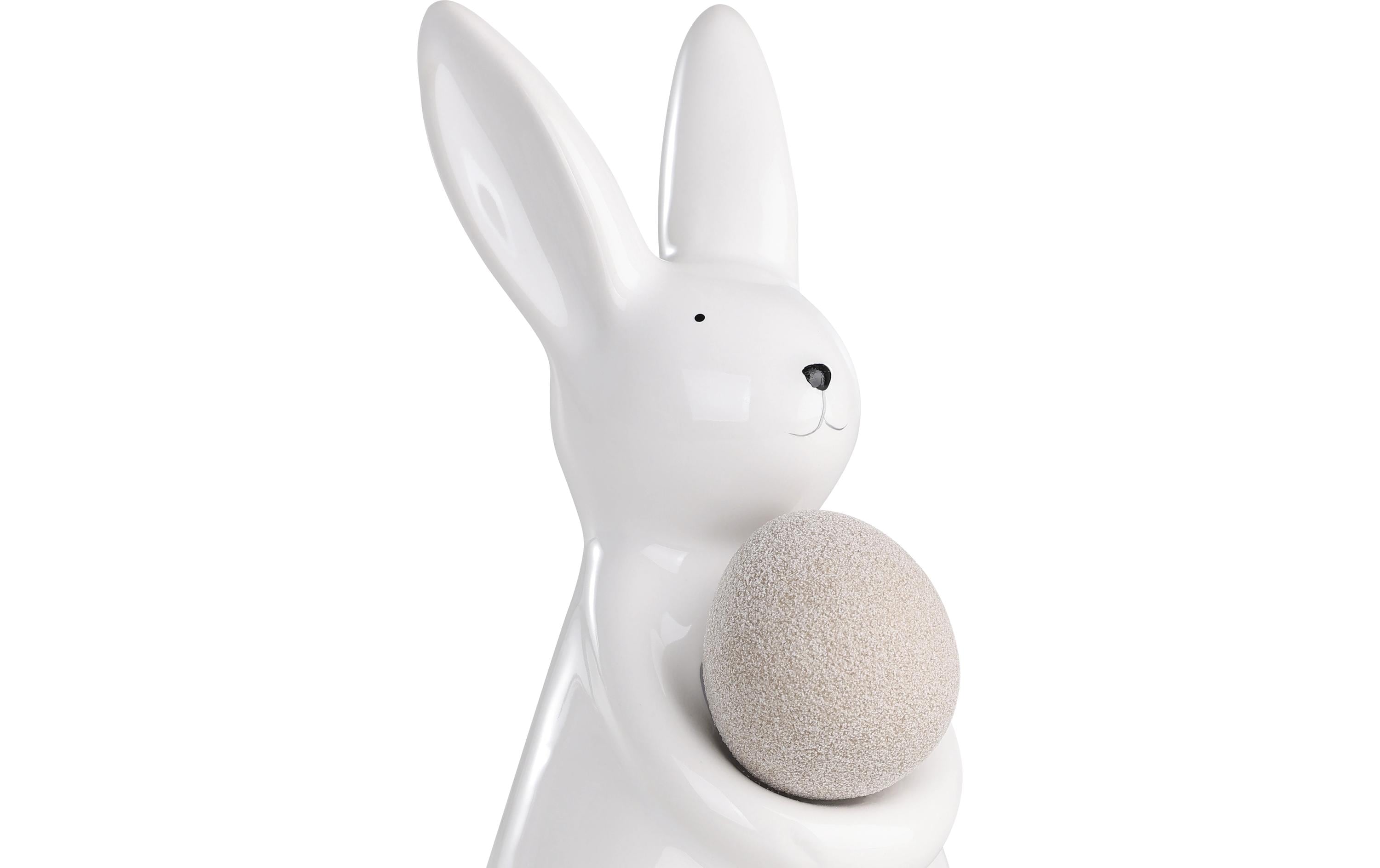 Hase Madiorano 13.6 cm, WeissOsterfigur