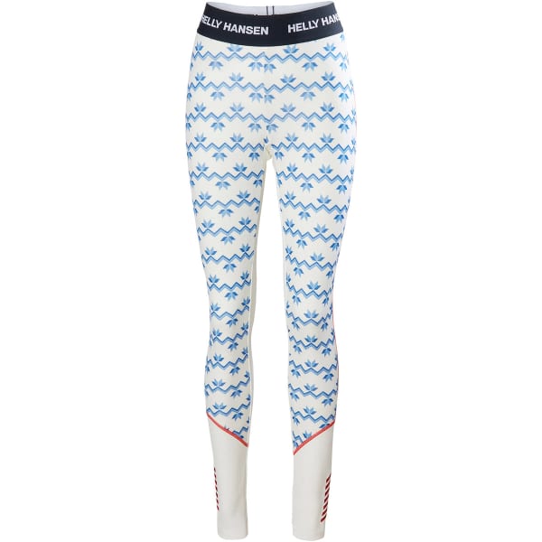 Collant thermique HELLY HANSEN W LIFA MERINO MIDWEIGHT GRAPHI OFFWHITE