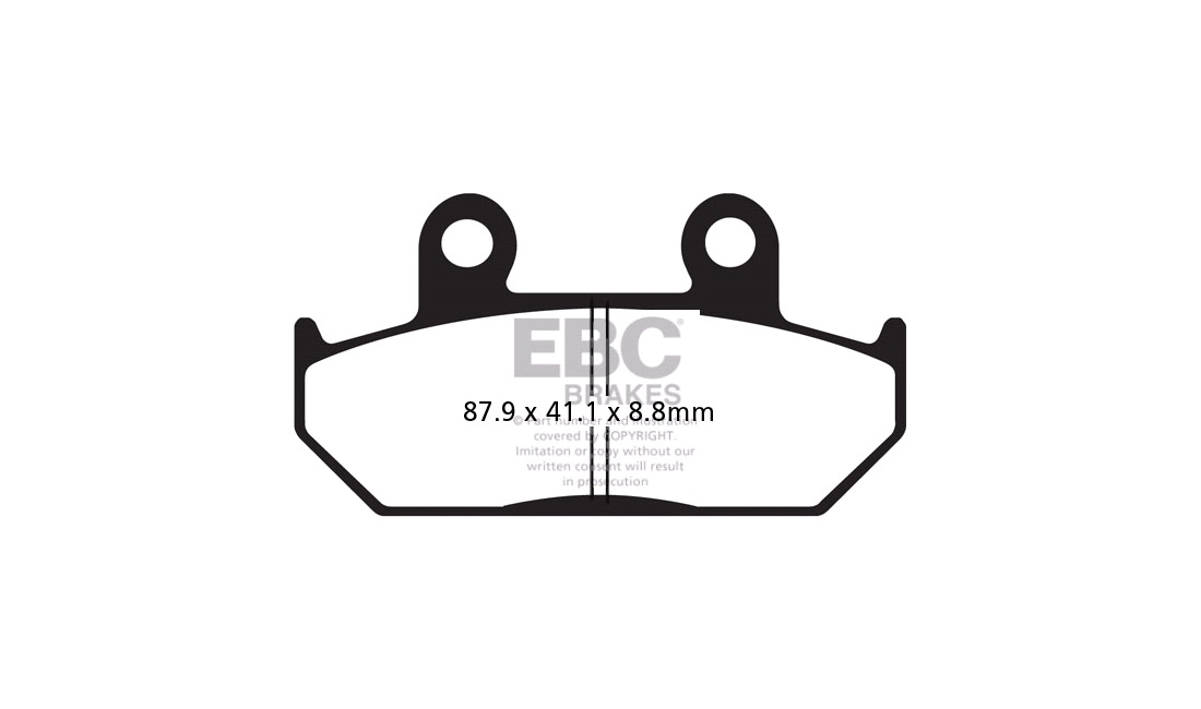 Bremseklodser bag EBC HH, VFR700F 86-87