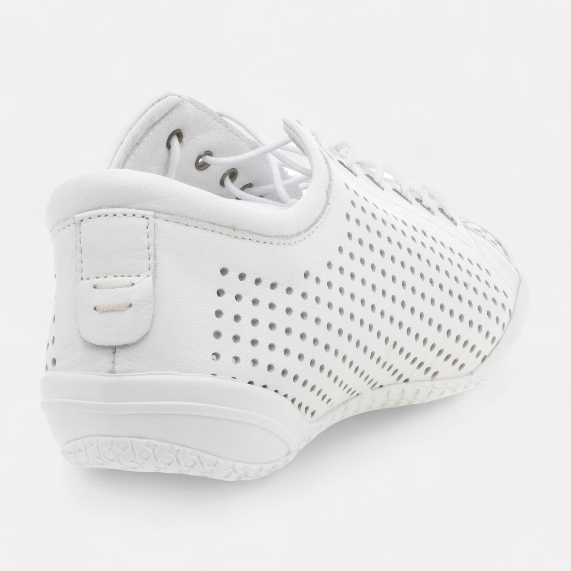 Baskets basses Femme en cuir blanc