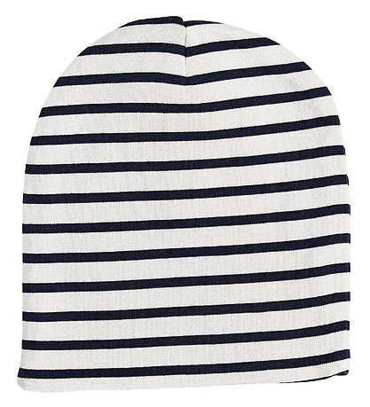 Racing Kids Hue - 2-lags - Hvid/Navy m. Striber