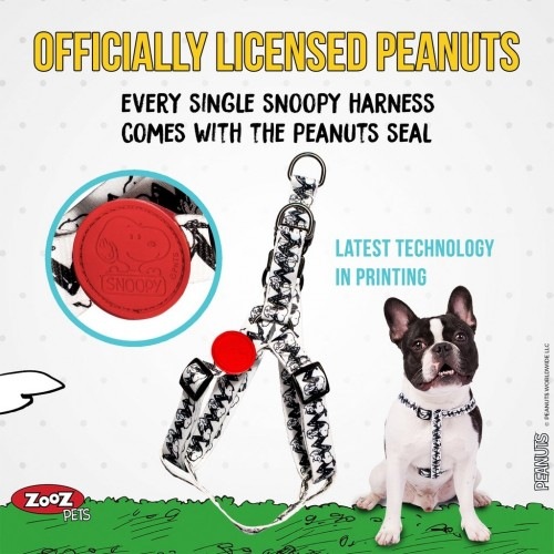 Coleira para cães Zooz Snoopy branca