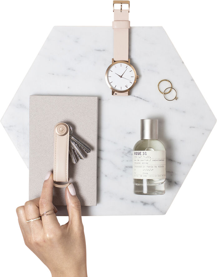 Orbitkey Orbitkey Leather Blush/Blush Lyserød