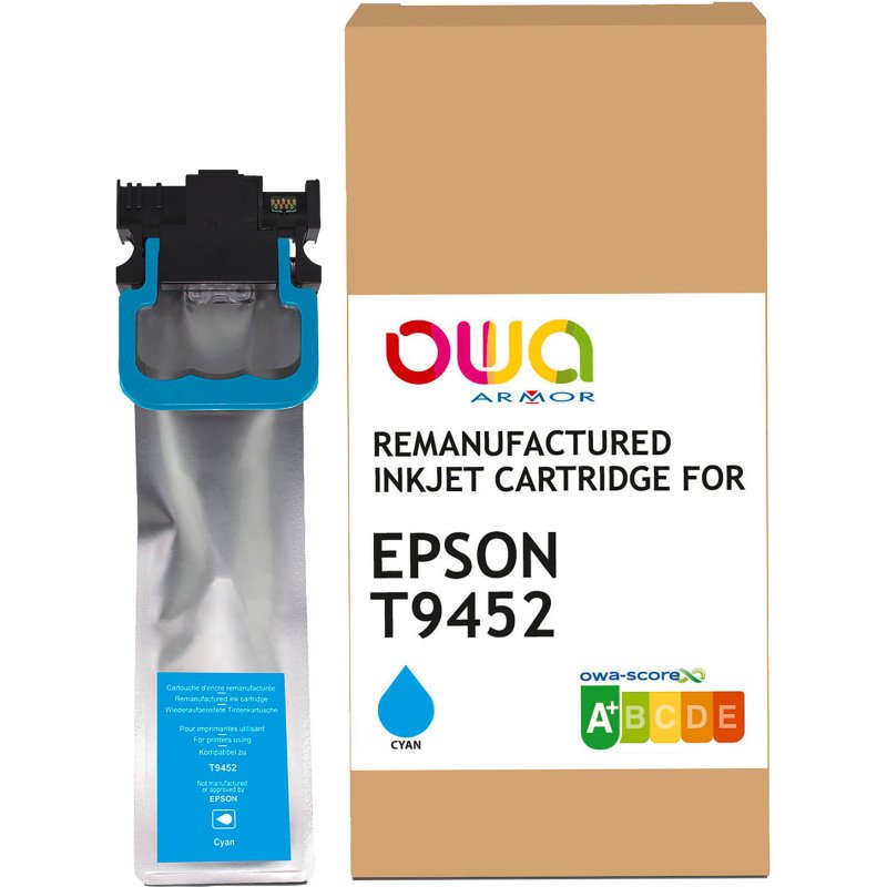 Cartouche OWA compatible Epson T945 Cyan Magenta Jaune pour imprimante jet d'encre