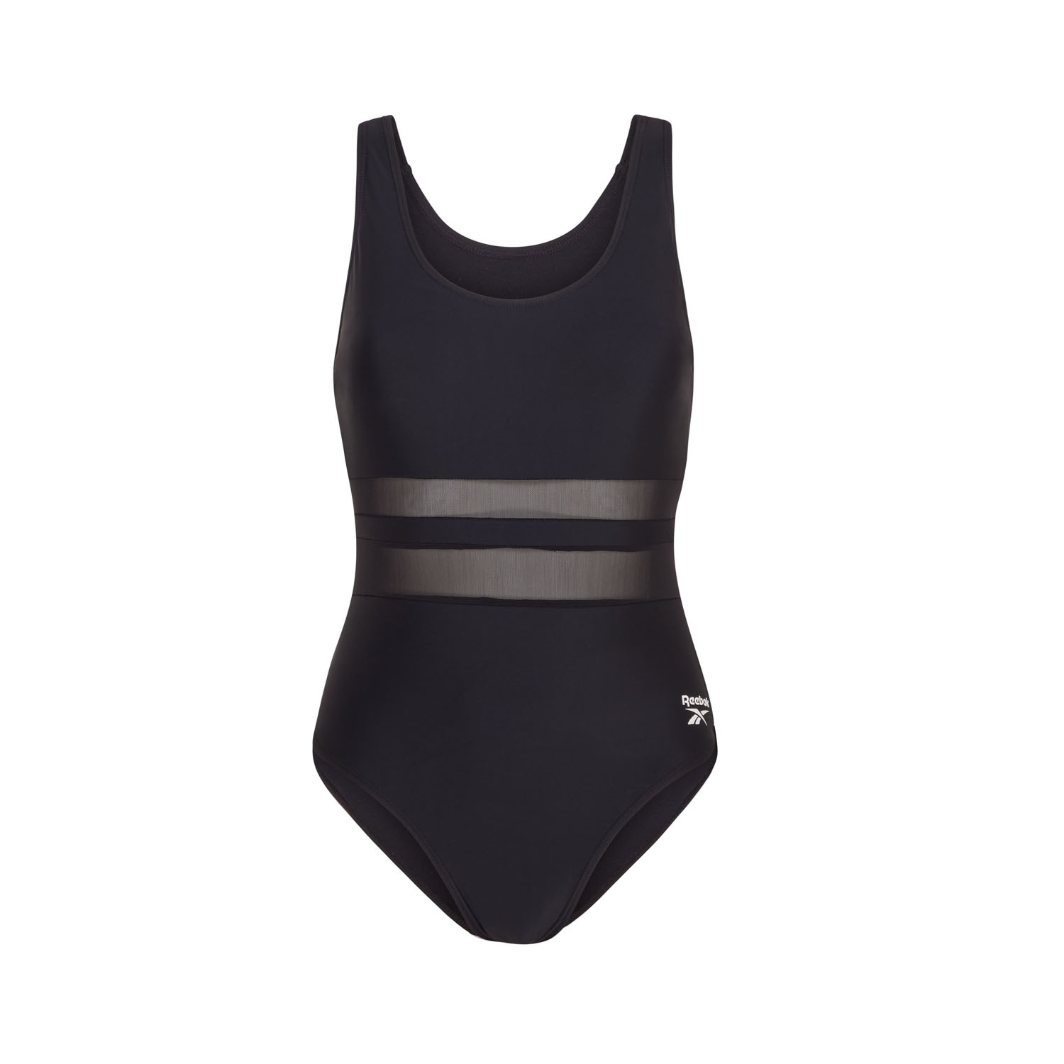 Reebok Badeanzug »Annia«, 1 Stk. mit Knitter- und Abriebsfestigkeit, Mesh-Einsatz vorne, basic
