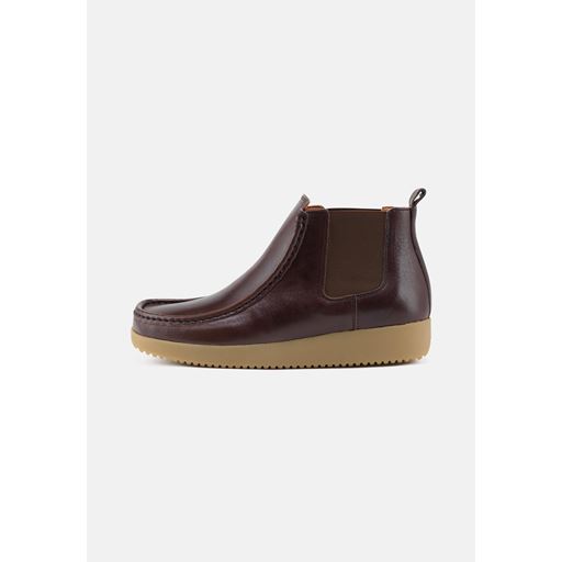 Nature Ester Pull Up Leather Støvle, Coffee, 38