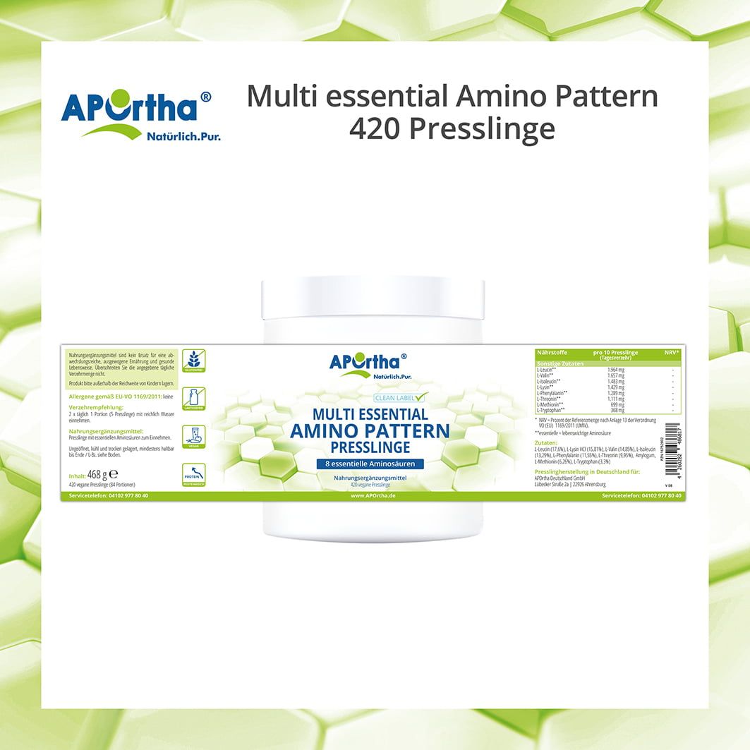 APOrtha® Amino Pattern Aminosäuren-Presslinge