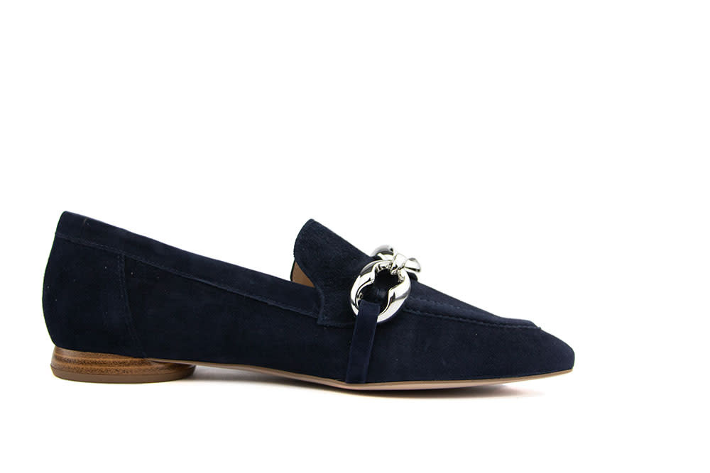 Högl Loafer Ketting Blue Suède
