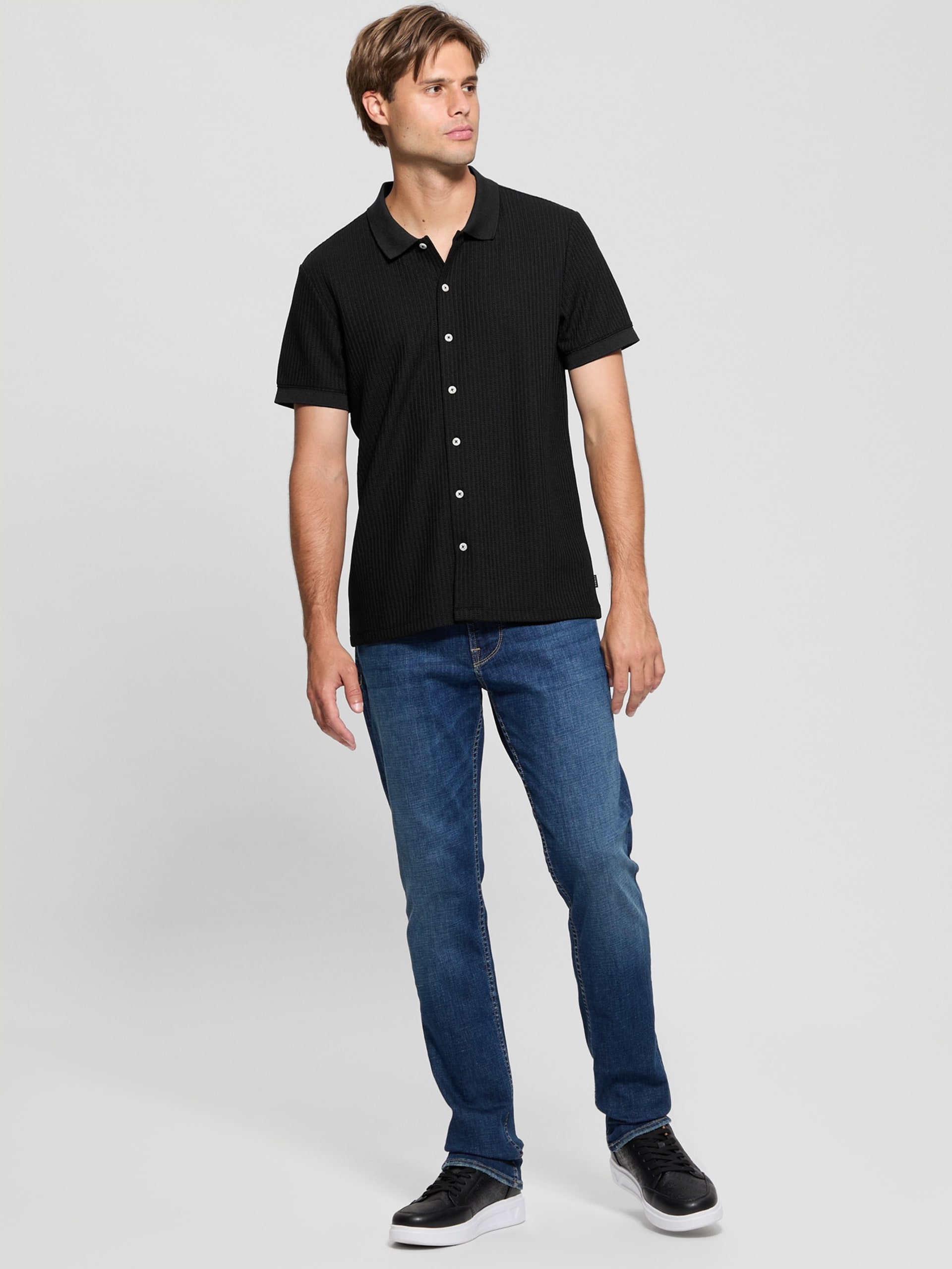 Camisa de malha Pointelle