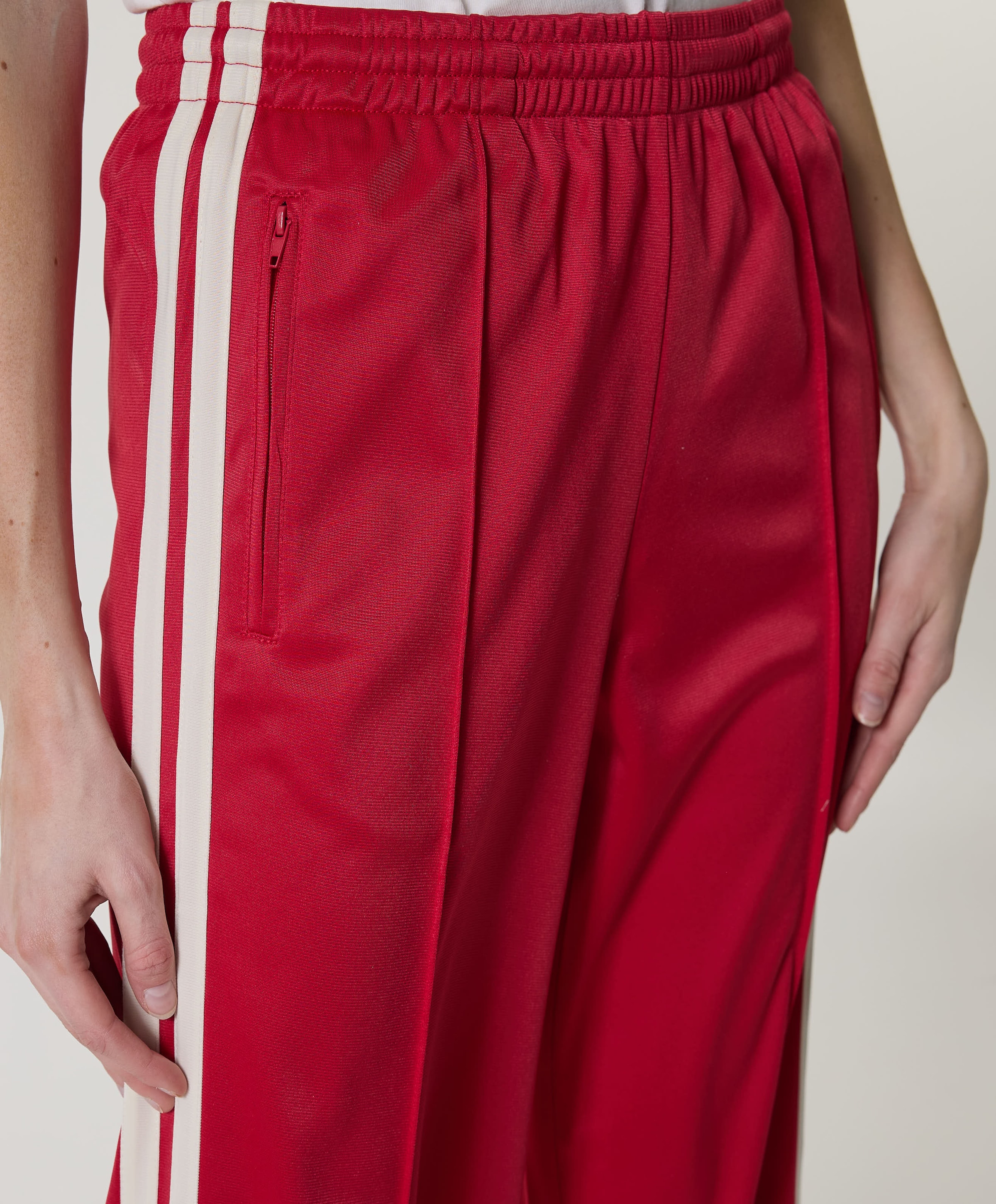 Geisha Track dames broek rood