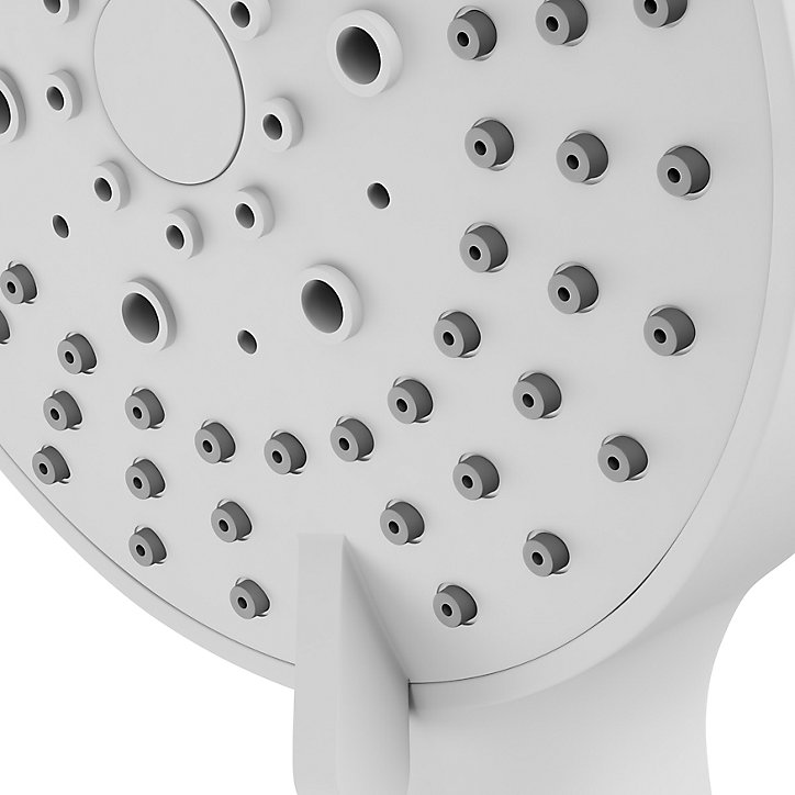Douchette 3 jets blanc GoodHome Tummel