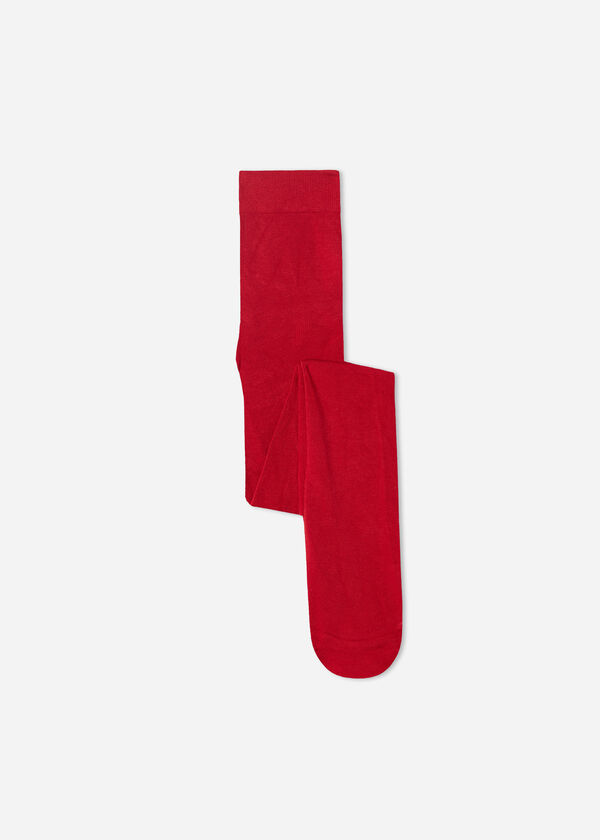 Meia-calça super opaca para meninas com cashmere