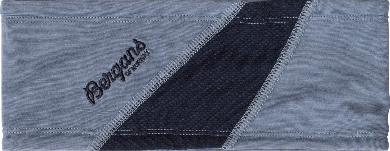Cecilie V2 Light Wool Headband Dame Misty Sky Blue/Navy Blue