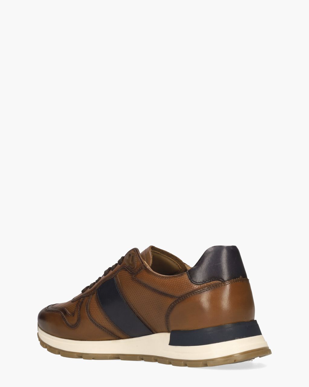 Daniel Kenneth Winay Cognac/Donkerblauw Herensneakers