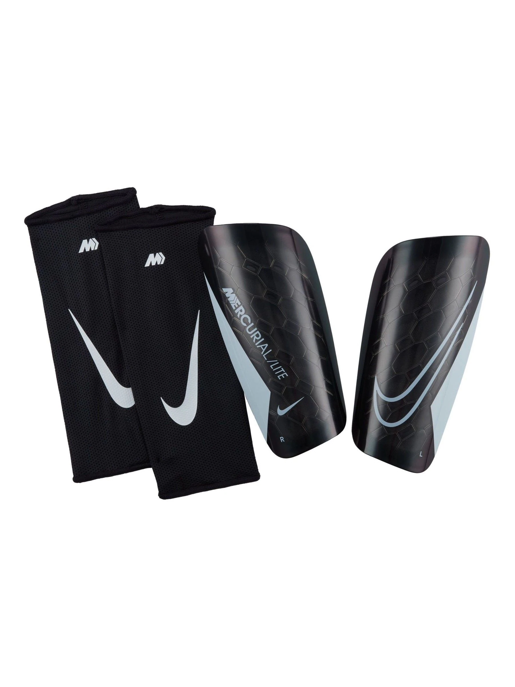 Zwart - Nike - Mercurial Lite scheenbeschermers voor voetbal