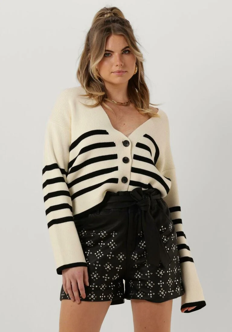 NOTES DU NORD creme notes du nord vest gaia cardigan
