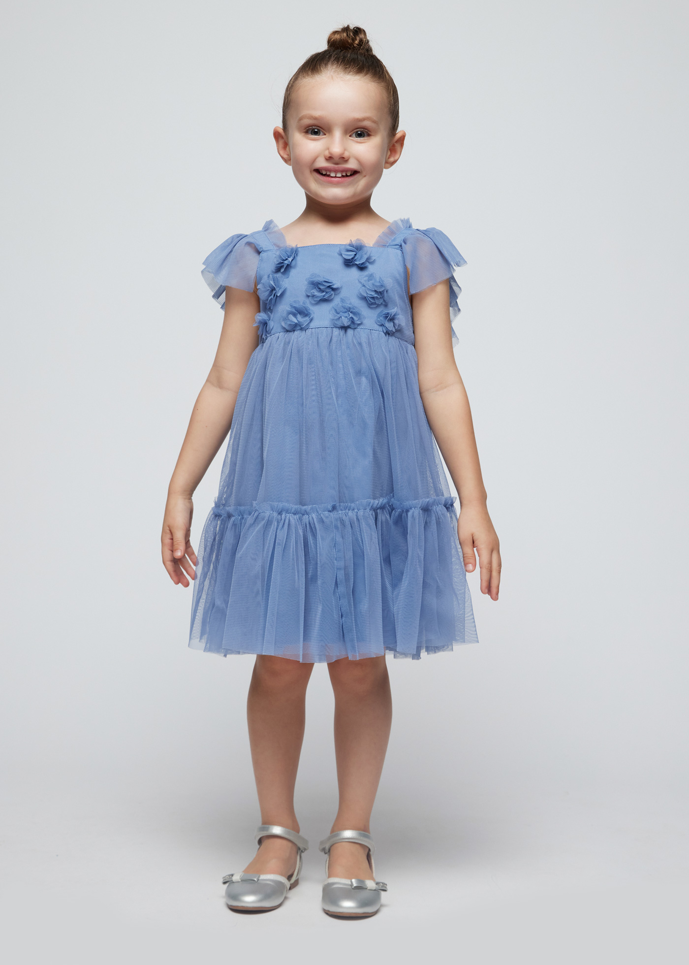 Vestido de tule para meninas