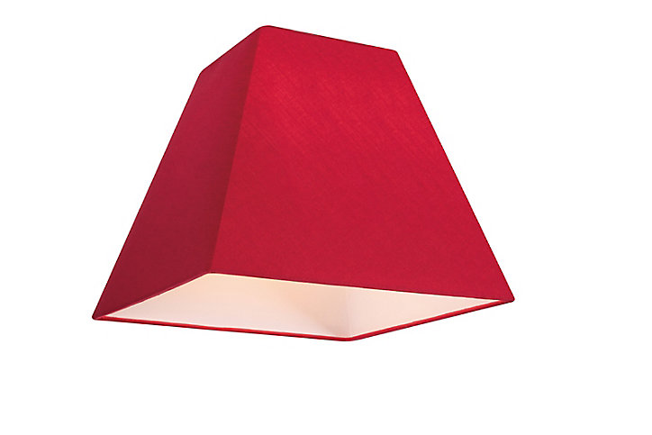 Abat-jour Qarnay Ø20cm GoodHome Rouge