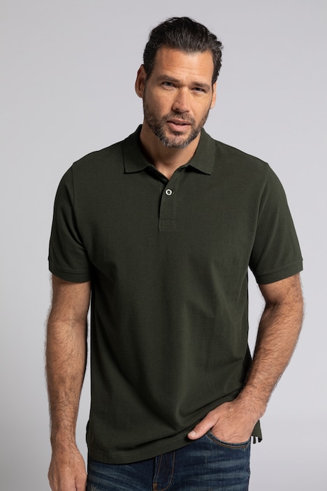 Poloshirt, Basic, Halbarm, Piqué, bis 10XL