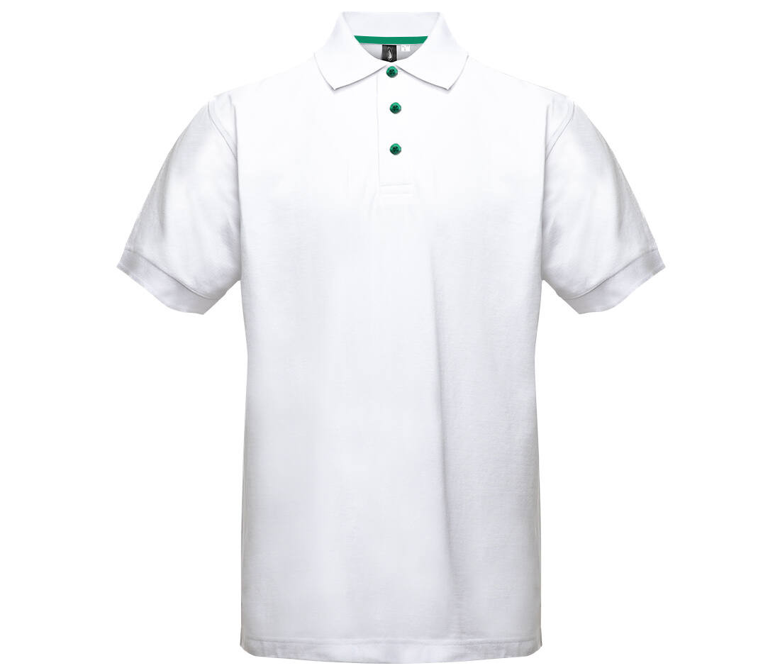 BLACK&MATCH BM100 - Polo boutons contrastés