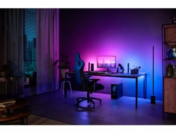 Philips Hue Play Gradient - Lysrem - LED - 15 W - flerfarvet/hvidt lys - 90.5 cm - sort