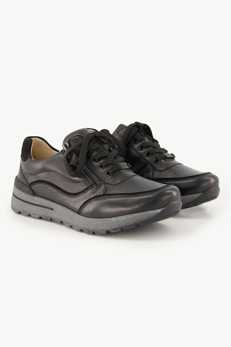 Caprice Leder-Sneaker, Nappaleder, Zipper, Weite H