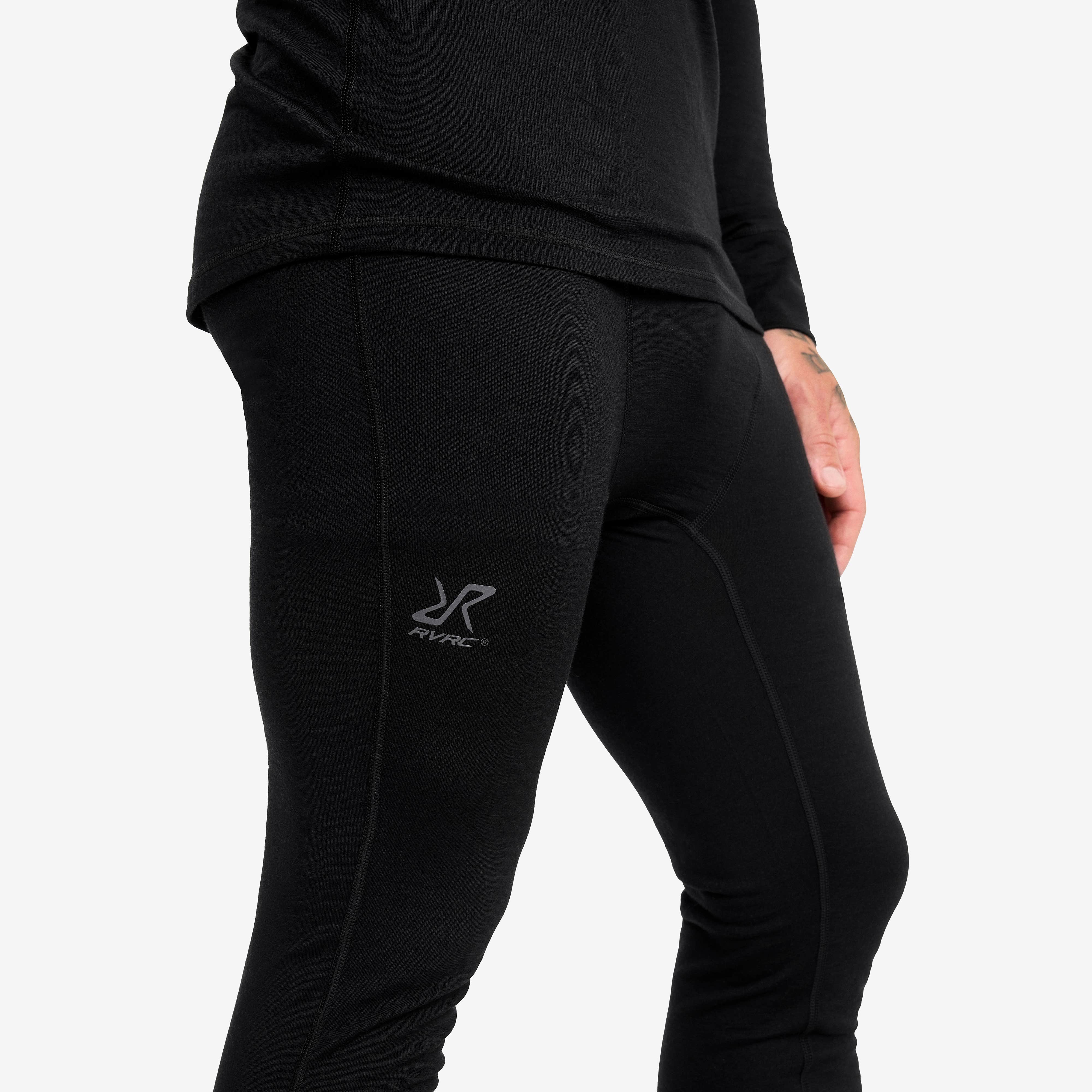 Mount Merino 3/4 Pants Herre Black
