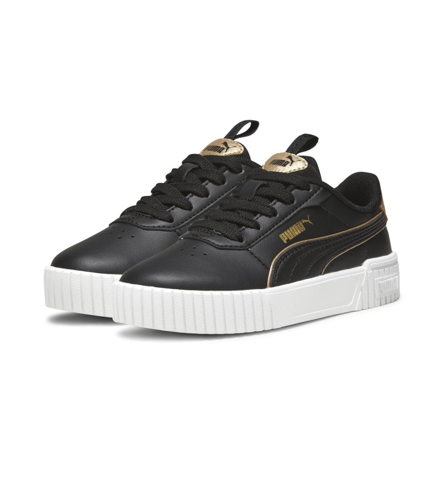 Tênis Puma Carina 2.0 Pop Up Metallics Preto