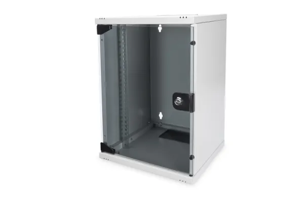 Digitus DN-10-09U - Kabinet - vægmonterbar - lysegrå, RAL 7035 - 9U - 10