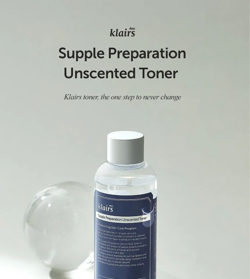 Beste Klairs - Supple Preparation ongeparfumeerde toner MINI