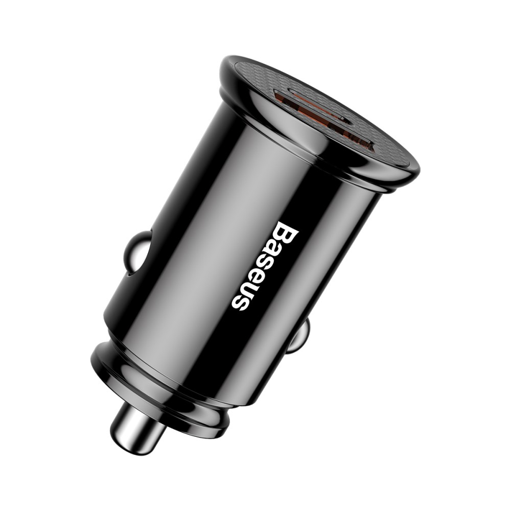(30W) USB A / USB C Auto KFZ Ladegerät PD 3.0 / QC 3.0 - Schwarz
