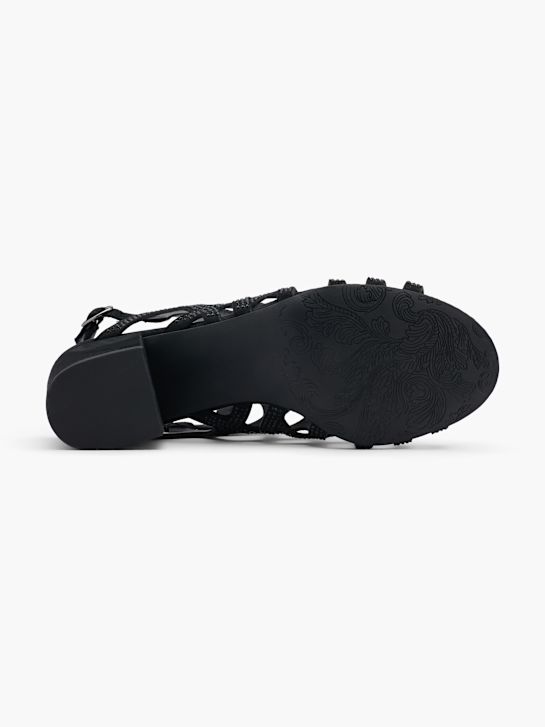 Graceland Sandalette Schwarz