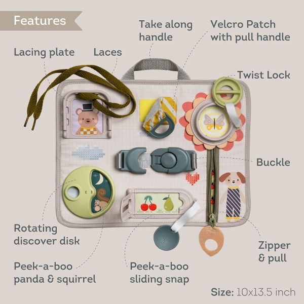 Taf Toys Snap N Learn Board