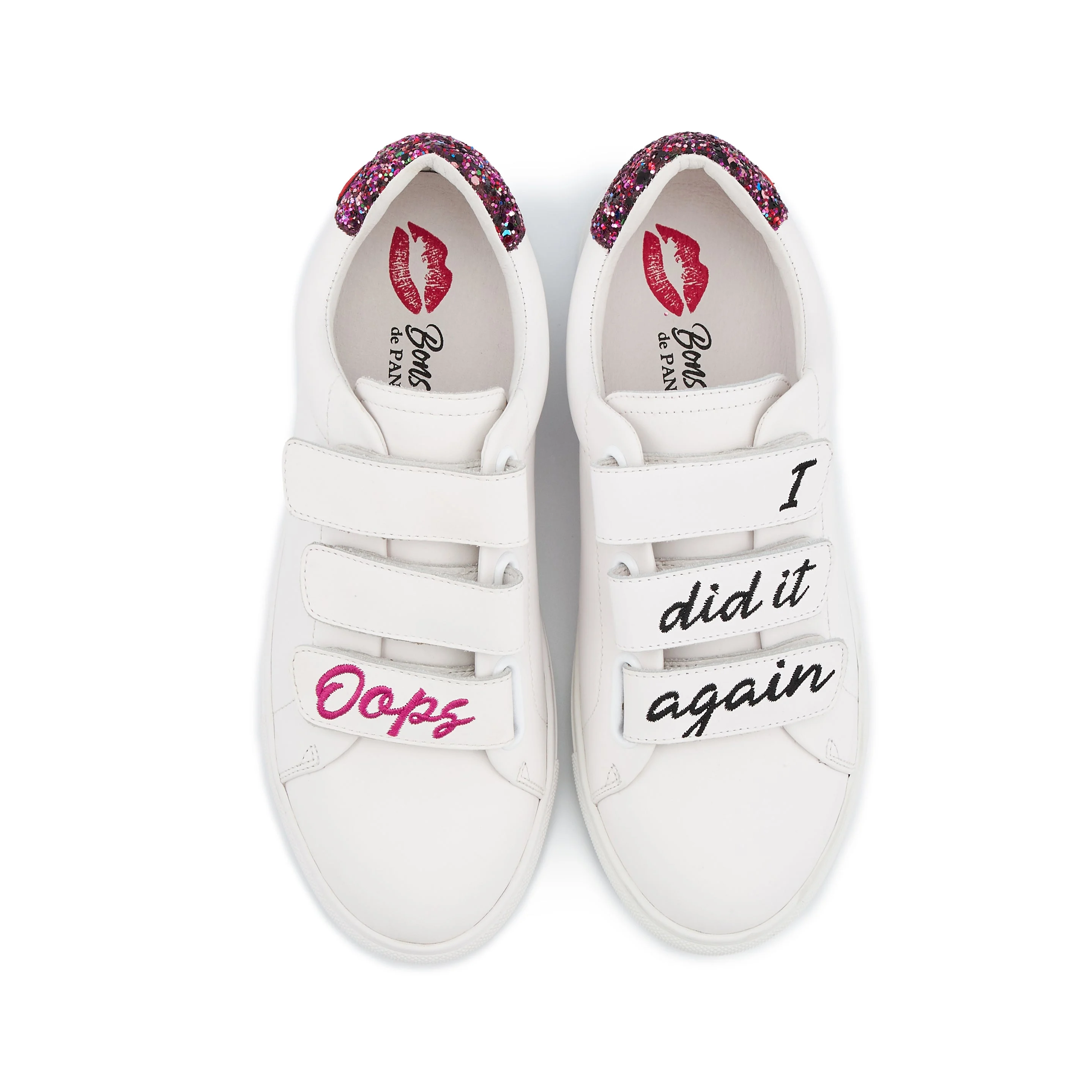 EDITH I DID IT AGAIN - Sneakers en cuir | Blanc