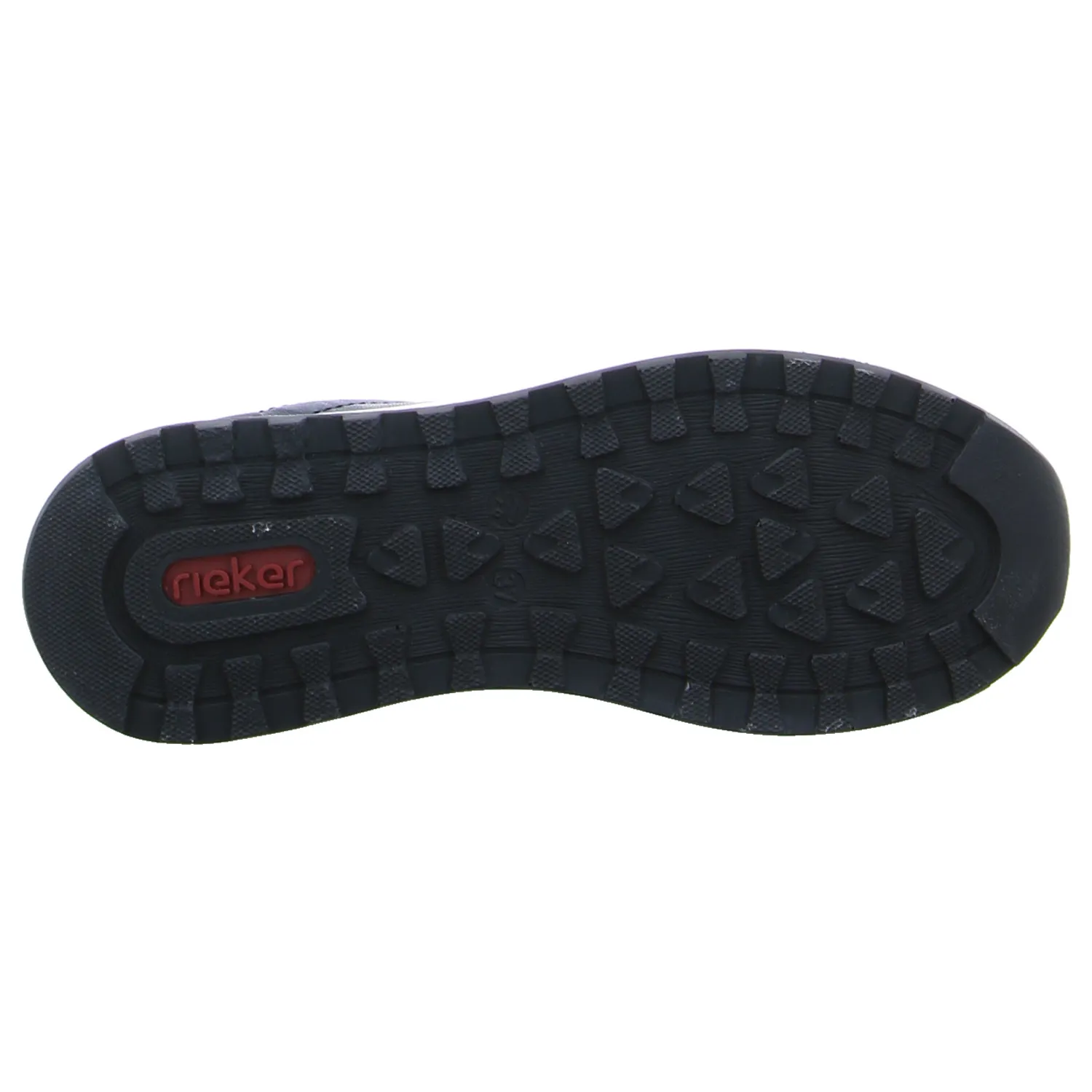 RIEKER Comfort-Mid Cut Sneaker Blau Lederimitat