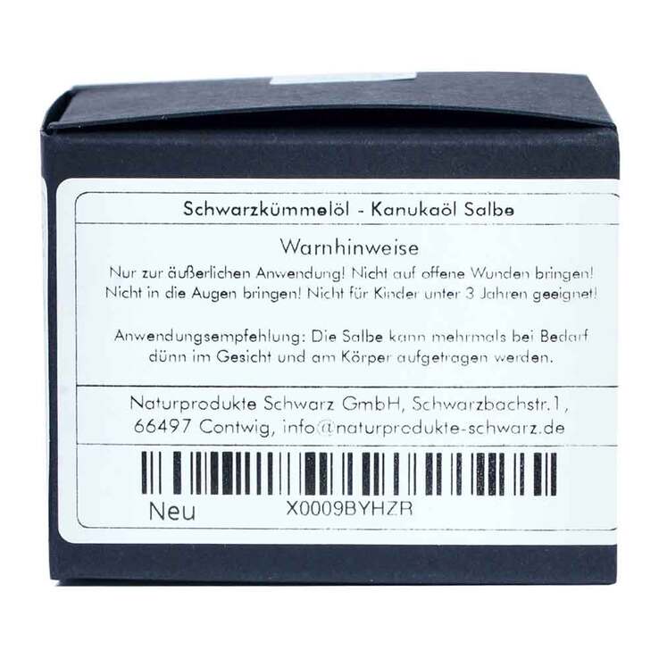 Schwarzkümmelöl / Kanukaöl Salbe, 100 ml