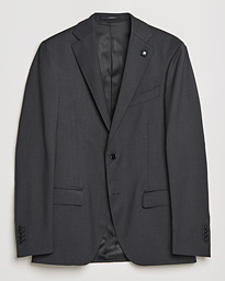 Lardini Two Button Wool Blazer  Grey