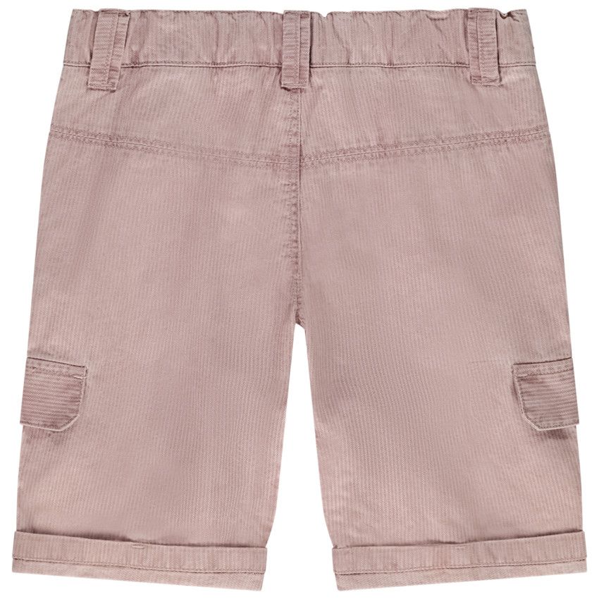 Bermuda en toile de coton pour garçon - Rose