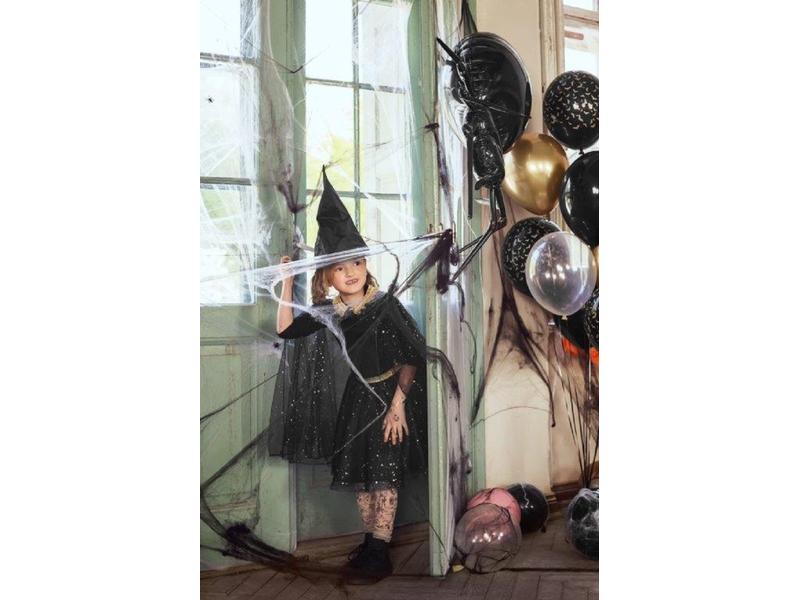 Partydeco Spinnengewebe Halloween 60g, Schwarz Deko Halloween Spinnennetz