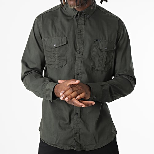 Chemise Manches Longues W-323 Vert Foncé