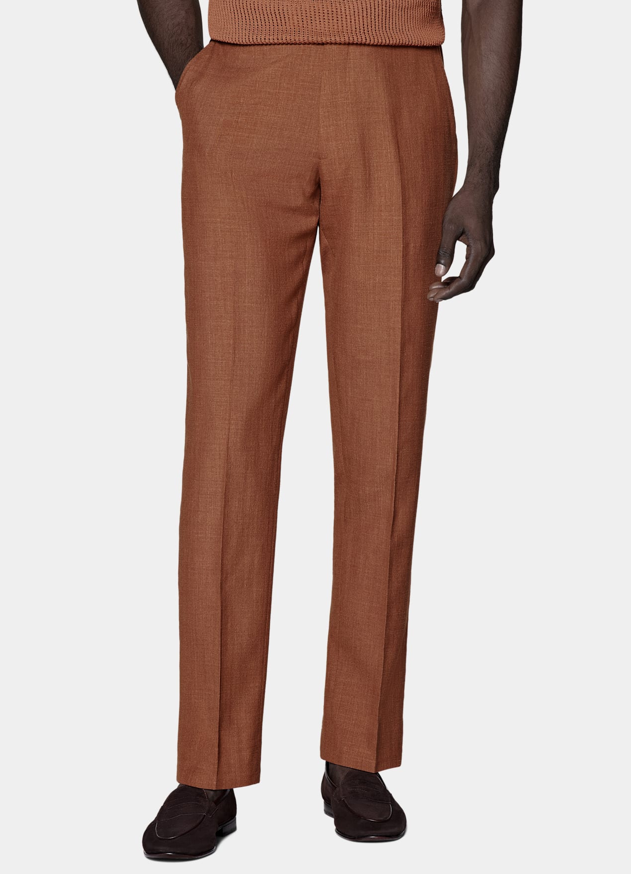 Costume Havana coupe Tailored orange foncé