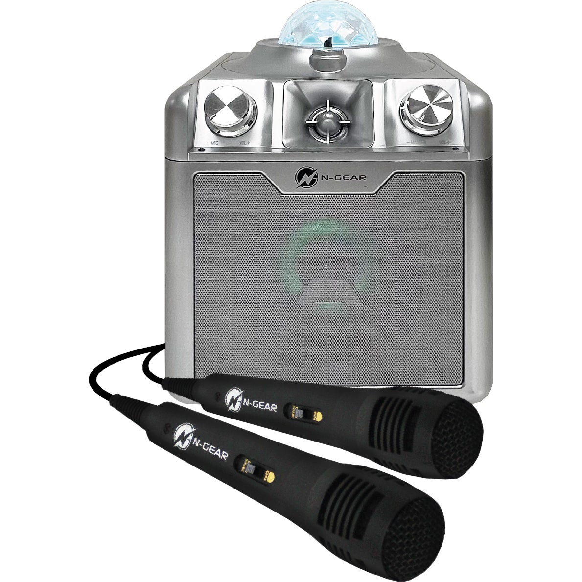 N-Gear Block Disco Star 710 Silver partyspeaker
