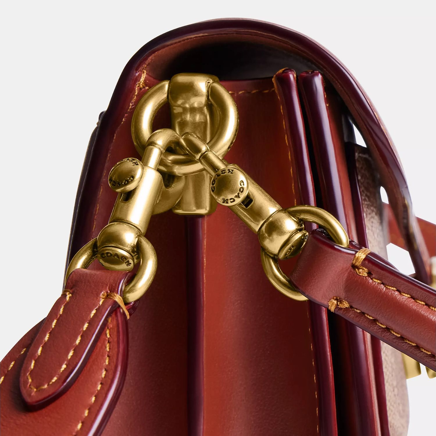 Coach Tabby 20 Signature Leather Shoulderbag tan rust