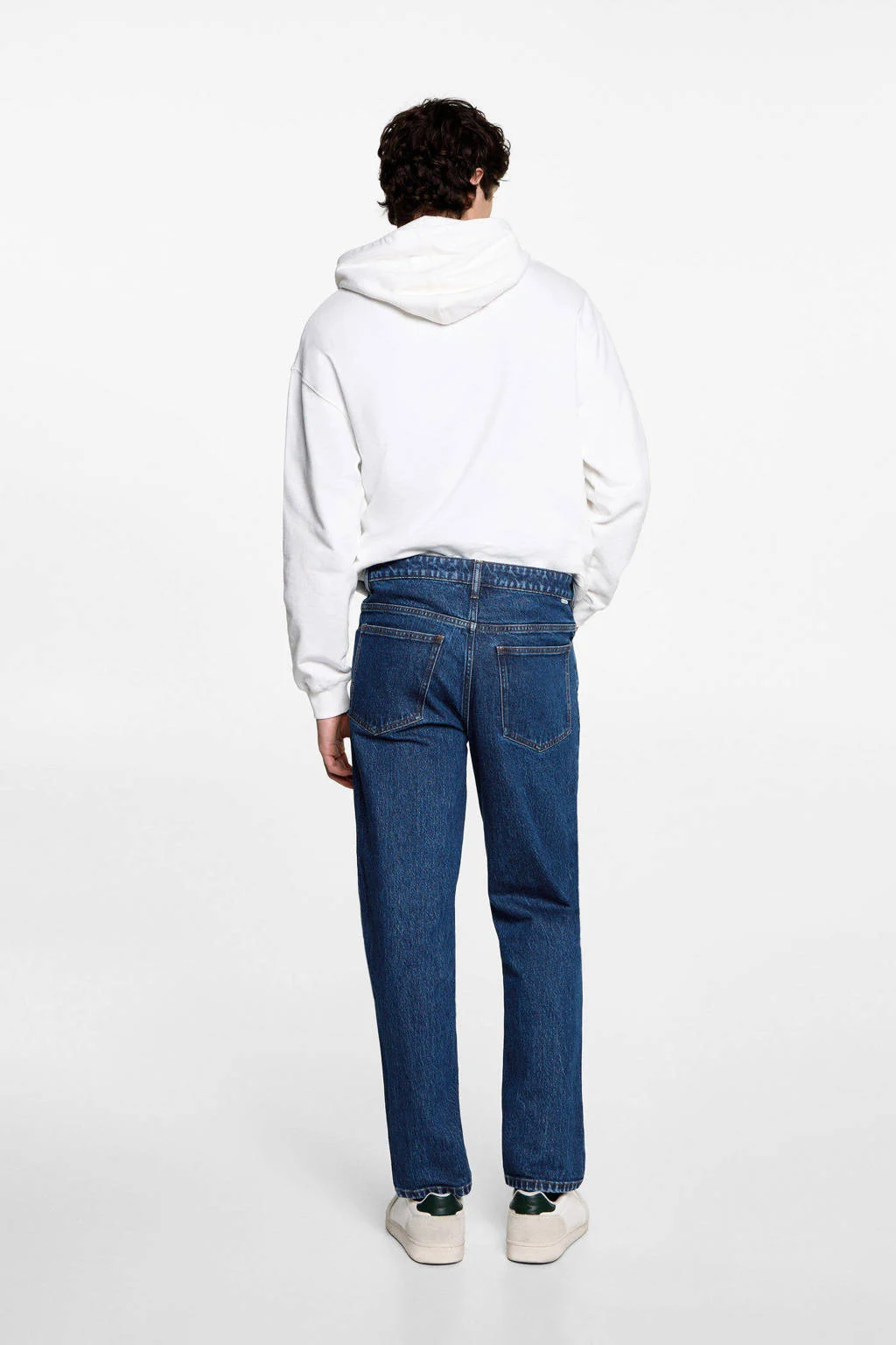 MANGO TEEN tapered fit jeans changeant blauw