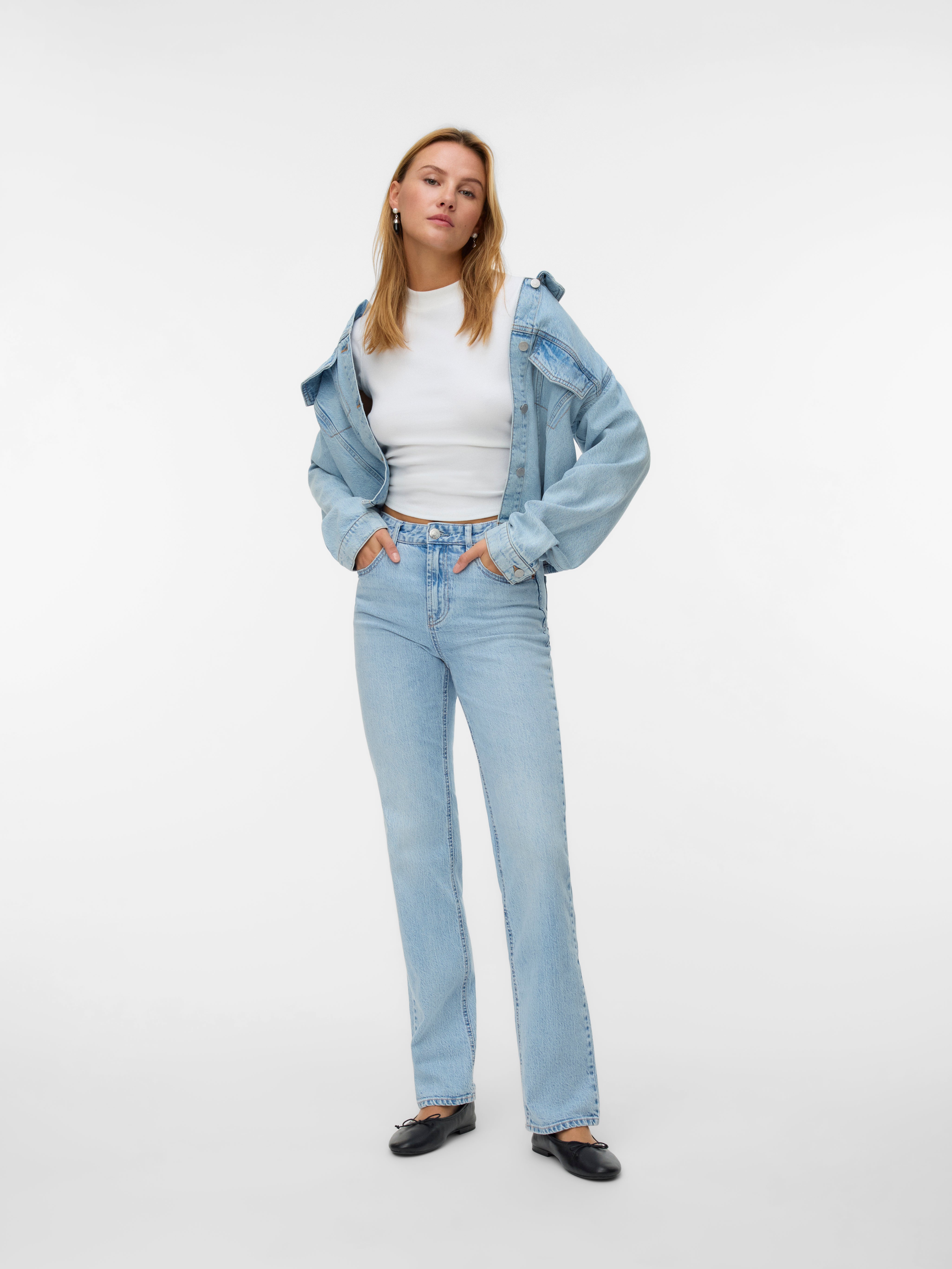 VMTESSA High rise Straight fit Jeans